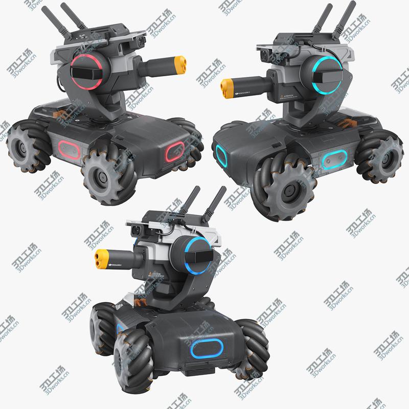images/goods_img/202104094/3D model Collection DJI RoboMaster S1 Rigged/1.jpg